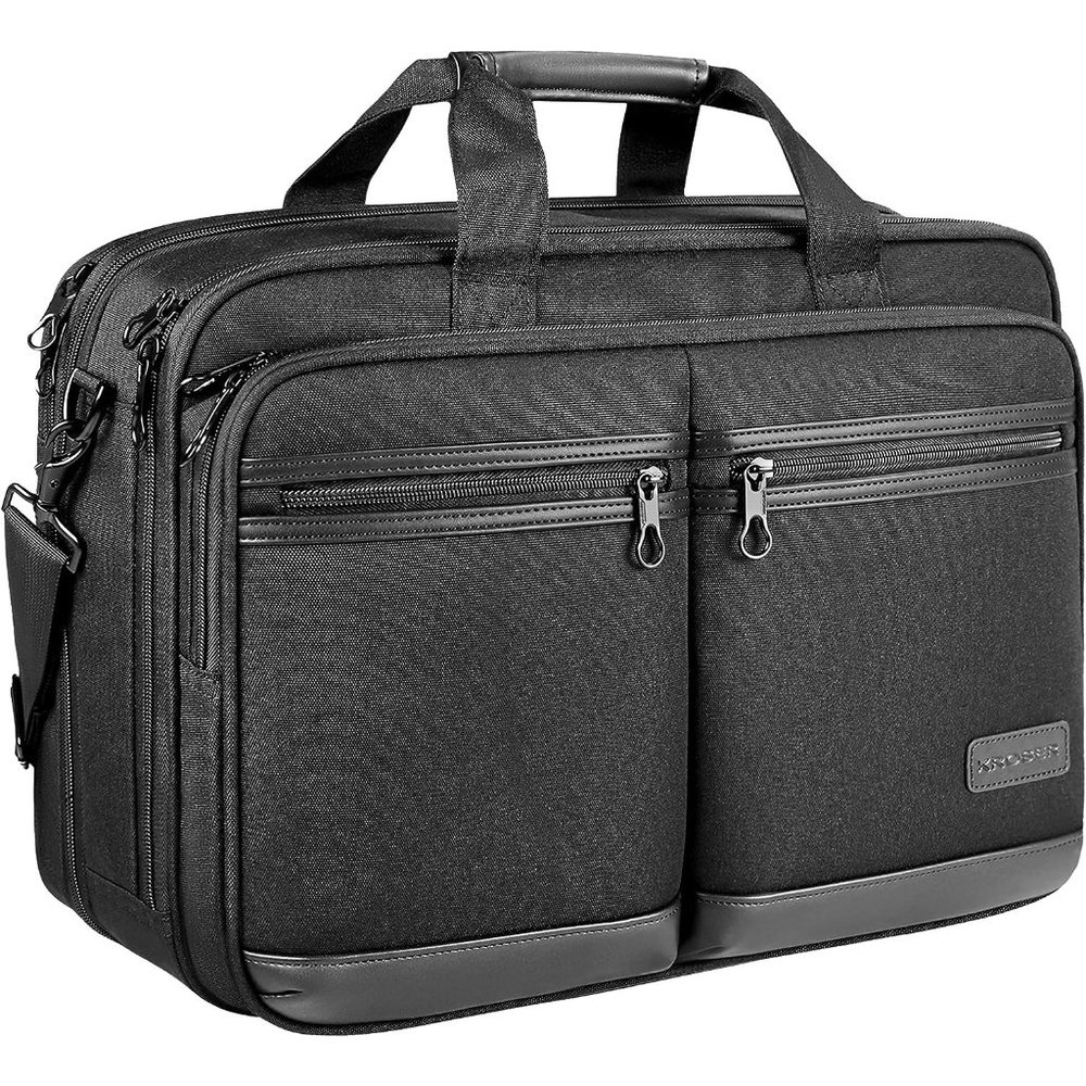 Men's Black Water-Repellent Messenger bag 18inch